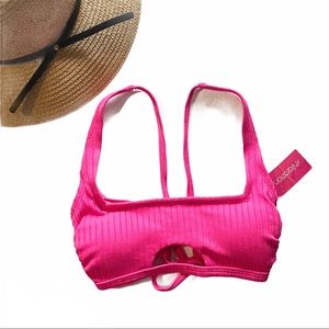 Xhilaration Pink Swim Top Small